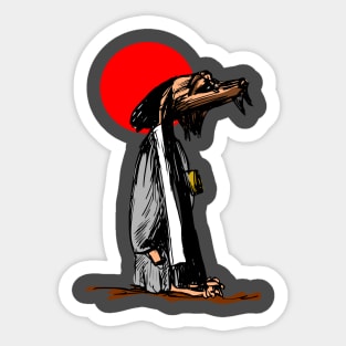 The Monk from the rising sun Sticker